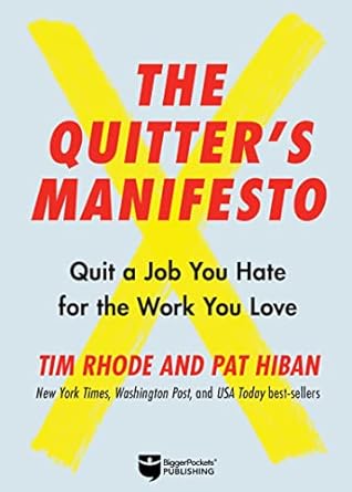 Book cover - The Quitter's Manifesto