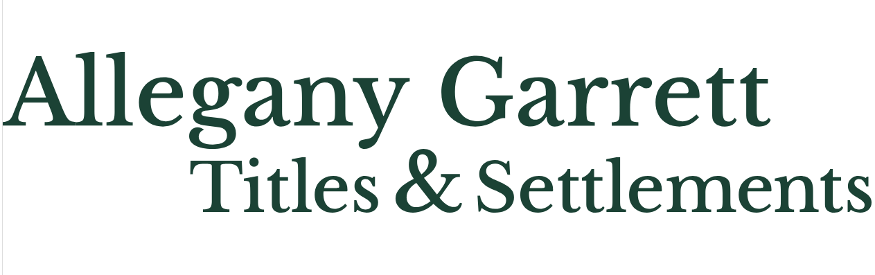 Allegany Garrett Titles & Settlements